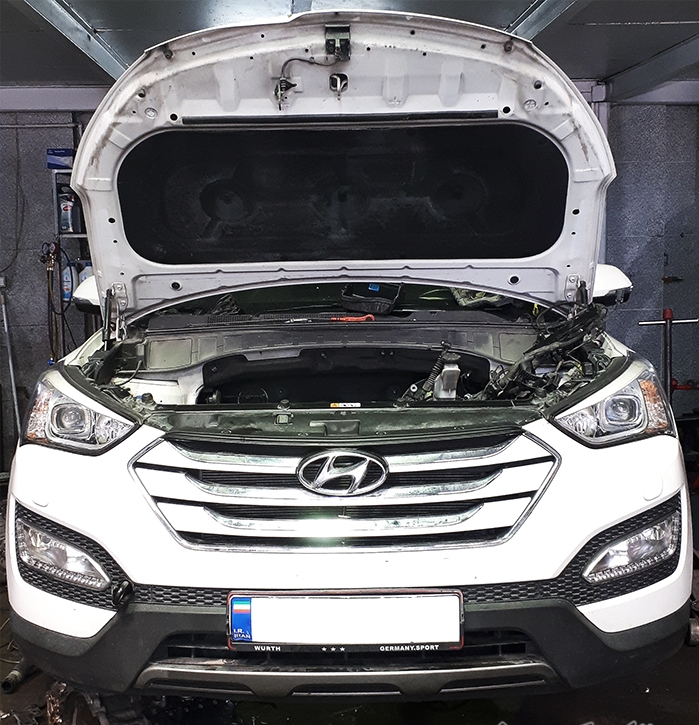 هزینه تعمیر موتور سانتافه