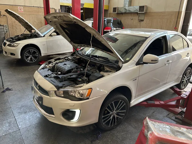 مراحل تعمیر گیربکس لنسر