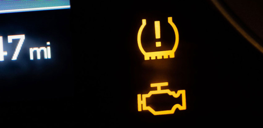 تفاوت علامت تعجب با چراغ چک موتور