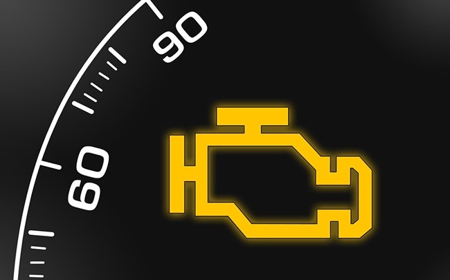 جلوگیری از روشن شدن چراغ چک