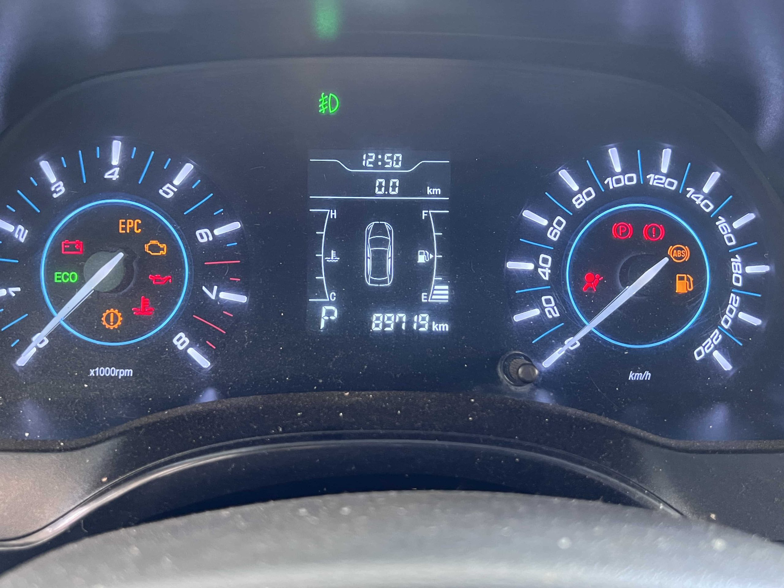 روشن شدن چراغ گیربکس ام وی ام X33