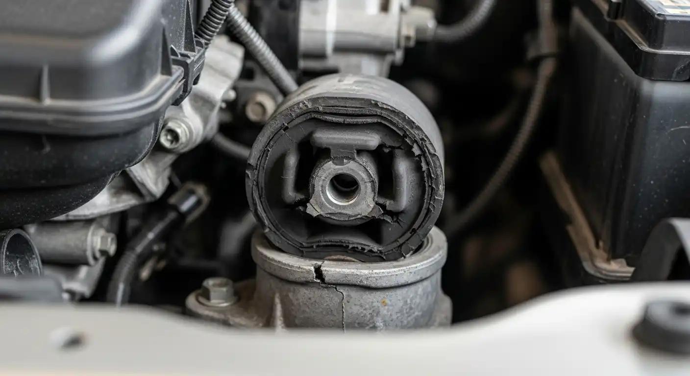 خرابی پایه‌های موتور و انتقال لرزش به بدنه